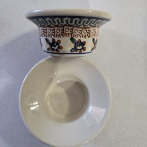 2 Handmade Ramekin Bowl Small 3.5" - M.B. 157 Bolesławiec Polish pottery